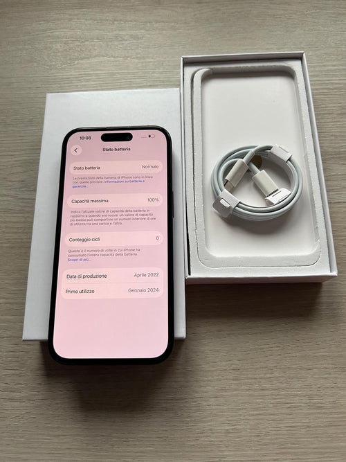 iPhone 15 256gb pari al nuovo con garanzia 12 mesi